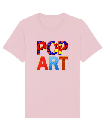 Pop Art  Comic Book Cotton Pink