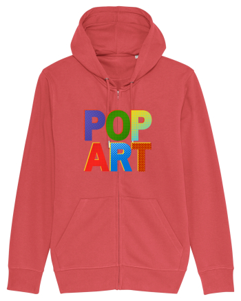 Pop Art  Comic Book Carmine Red