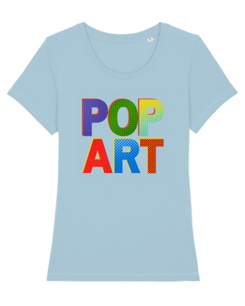 Pop Art  Comic Book Sky Blue