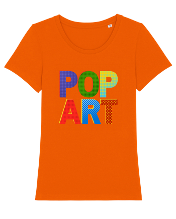 Pop Art  Comic Book Bright Orange