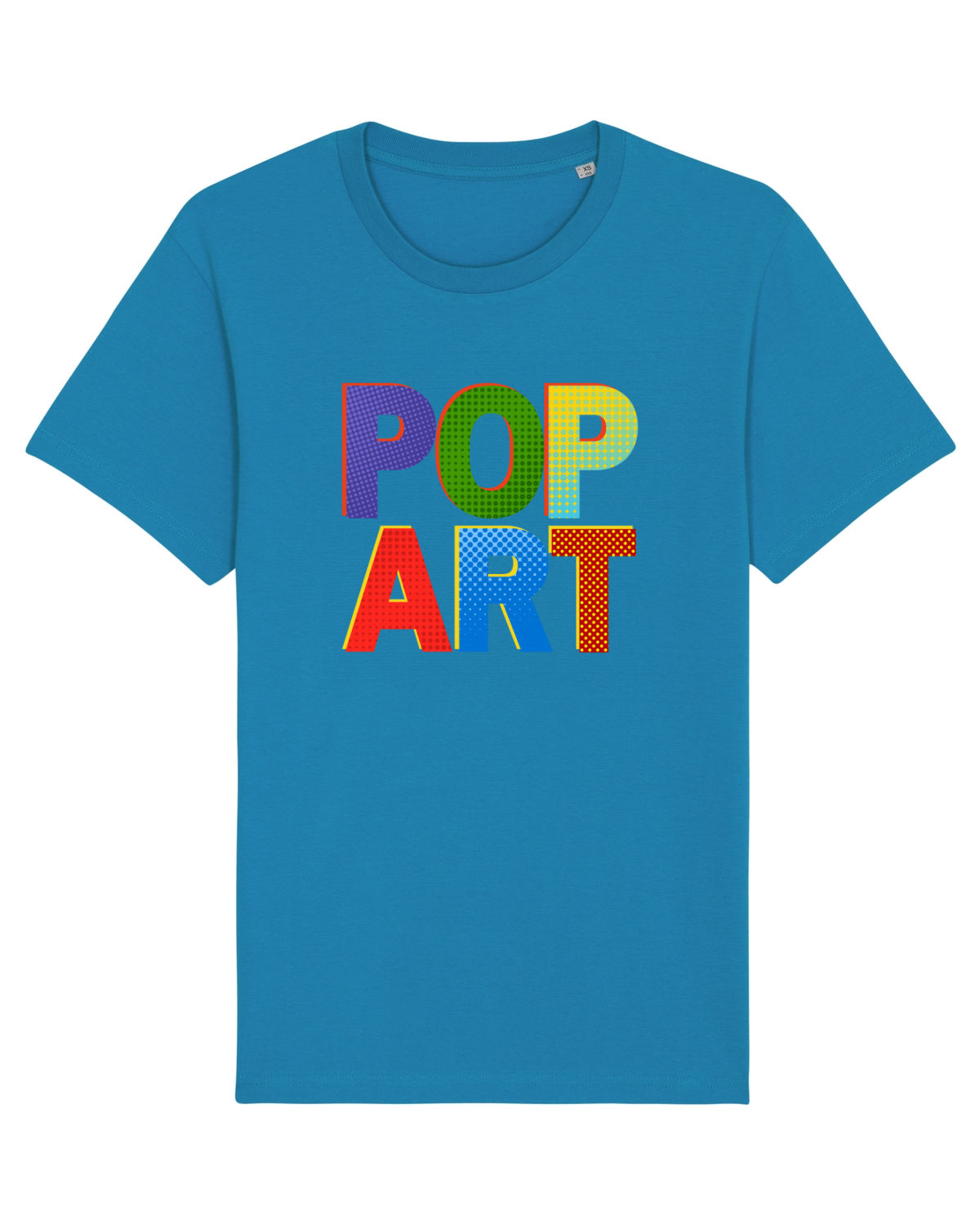 Tricou mânecă scurtă Unisex Rocker Azur