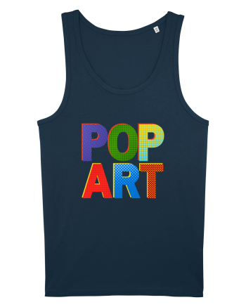 Pop Art  Comic Book Navy