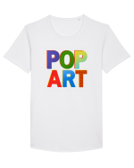 Pop Art  Comic Book Tricou mânecă scurtă guler larg Bărbat Skater