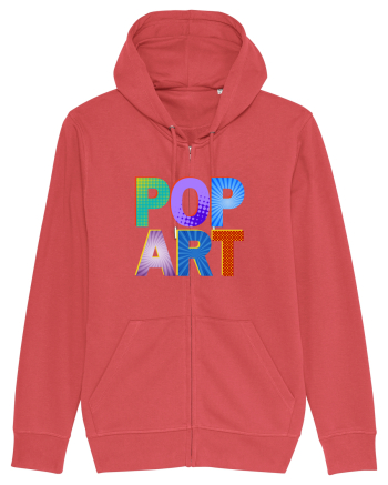 Pop Art  Comic Book Carmine Red