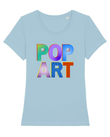 Pop Art  Comic Book Sky Blue