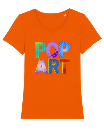 Pop Art  Comic Book Bright Orange