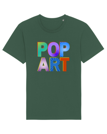Pop Art  Comic Book Bottle Green