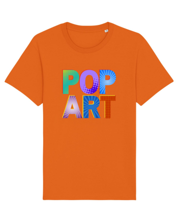 Pop Art  Comic Book Bright Orange