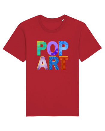 Pop Art  Comic Book Red