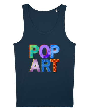 Pop Art  Comic Book Navy