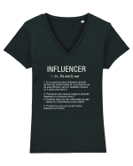 Influencer Tricou mânecă scurtă guler V Damă Evoker