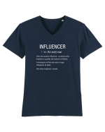 Influencer Tricou mânecă scurtă guler V Bărbat Presenter