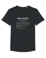 Influencer Tricou mânecă scurtă guler larg Bărbat Skater