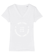 Real Cars Tricou mânecă scurtă guler V Damă Evoker