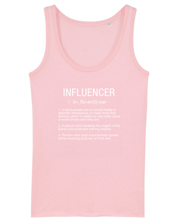 Influencer Funny Cotton Pink