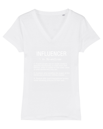 Influencer Funny White