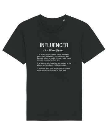 Influencer Funny Black