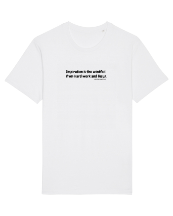 Inspiration is the windfall... White