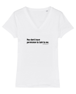You don't have permission... Tricou mânecă scurtă guler V Damă Evoker