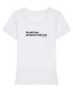 You don't have permission... Tricou mânecă scurtă guler larg fitted Damă Expresser