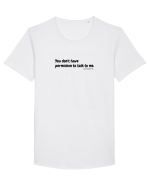 You don't have permission... Tricou mânecă scurtă guler larg Bărbat Skater