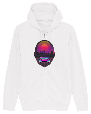 Retro Vapor Wave Man White