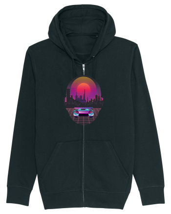 Retro Vapor Wave Man Black