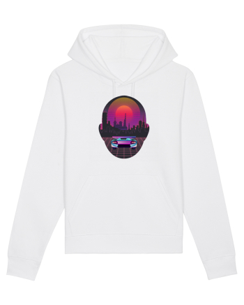Retro Vapor Wave Man White