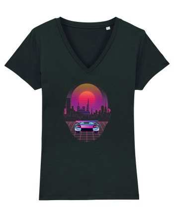 Retro Vapor Wave Man Black