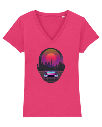 Retro Vapor Wave Man Raspberry