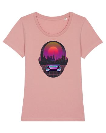 Retro Vapor Wave Man Canyon Pink