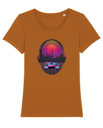 Retro Vapor Wave Man Roasted Orange