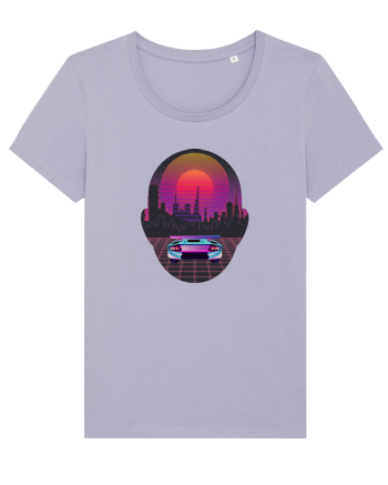 Retro Vapor Wave Man Lavender