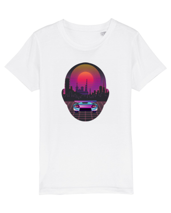 Retro Vapor Wave Man White