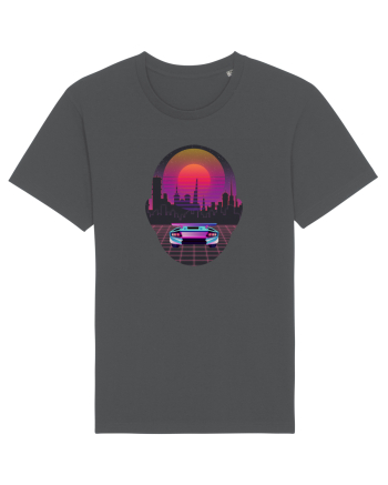Retro Vapor Wave Man Anthracite
