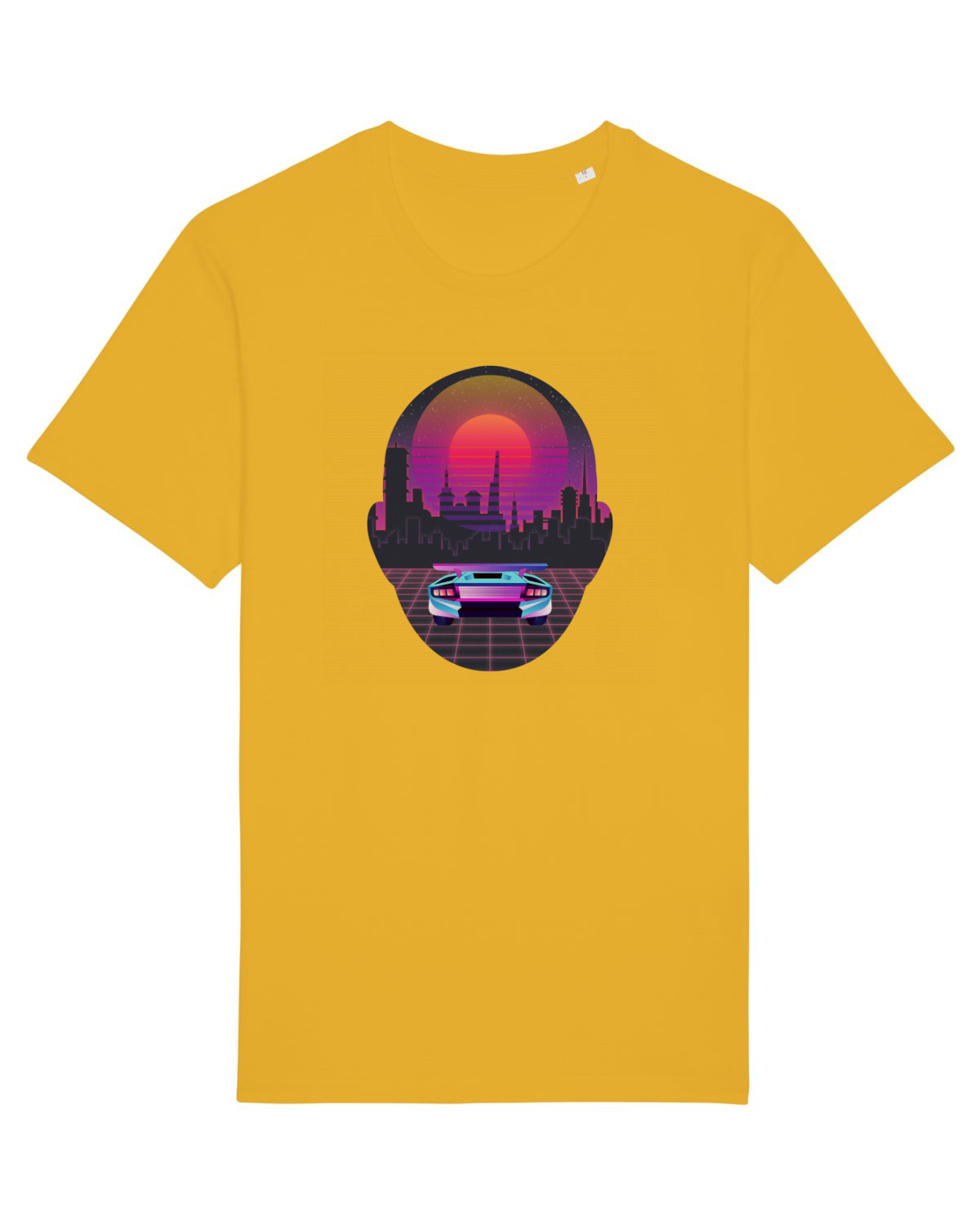 Tricou mânecă scurtă Unisex Rocker Spectra Yellow