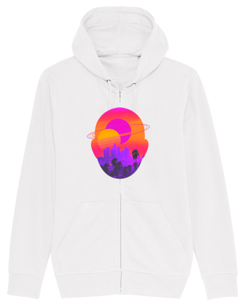 Retro Vapor Wave Man White