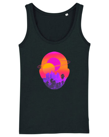 Retro Vapor Wave Man Black