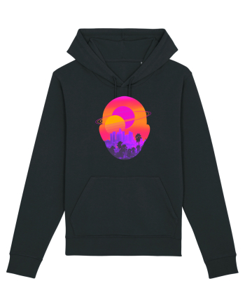 Retro Vapor Wave Man Black
