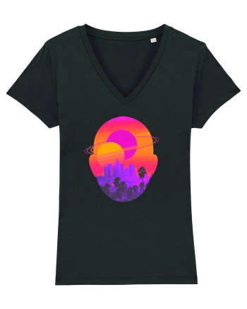 Retro Vapor Wave Man Black