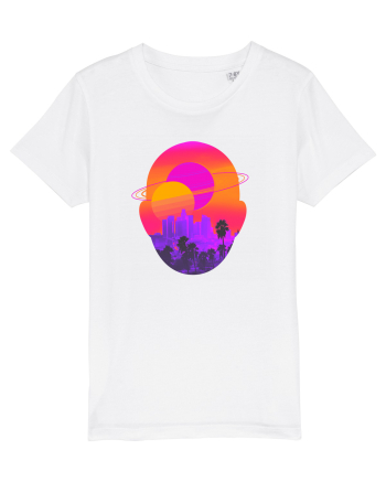 Retro Vapor Wave Man White