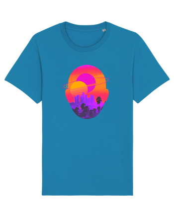 Retro Vapor Wave Man Azur
