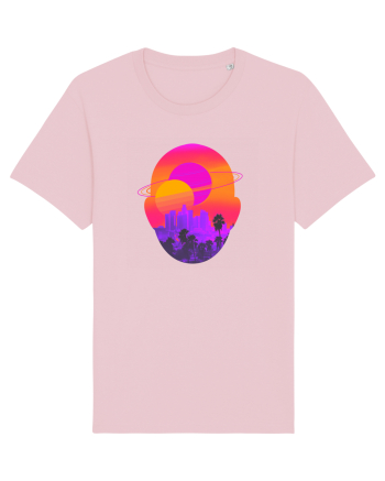 Retro Vapor Wave Man Cotton Pink