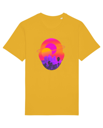 Retro Vapor Wave Man Spectra Yellow