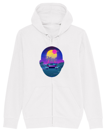 Retro Vapor Wave Man White