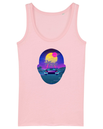 Retro Vapor Wave Man Cotton Pink