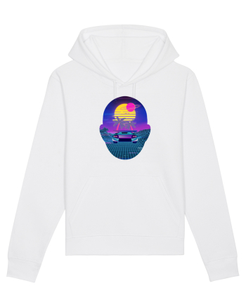 Retro Vapor Wave Man White