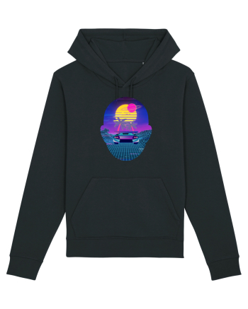 Retro Vapor Wave Man Black