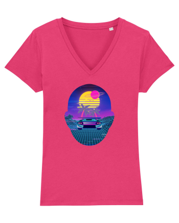 Retro Vapor Wave Man Raspberry