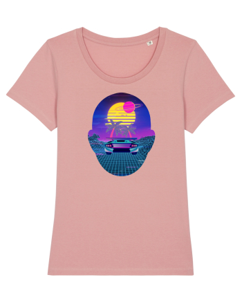 Retro Vapor Wave Man Canyon Pink